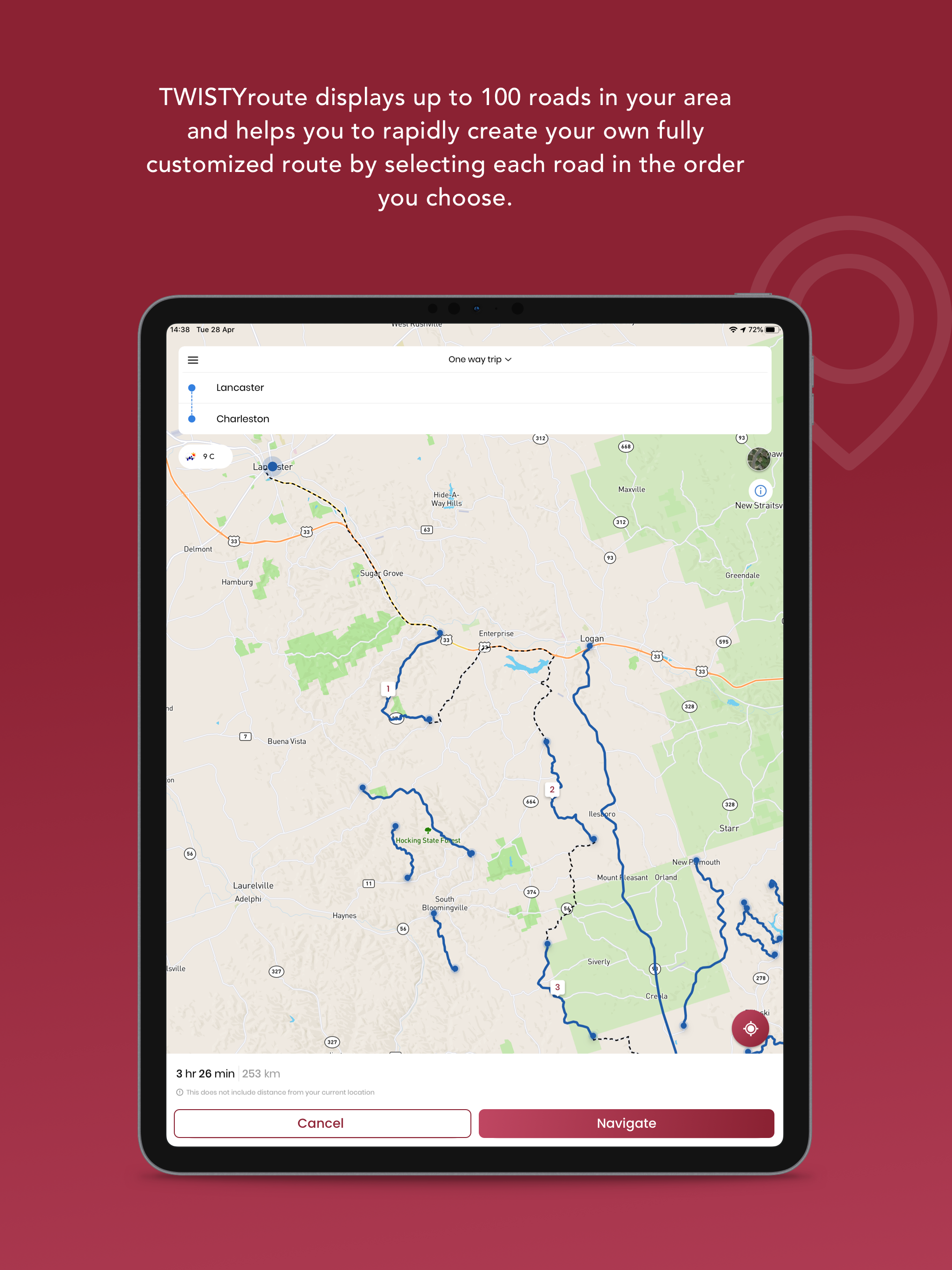 TWISTYroute