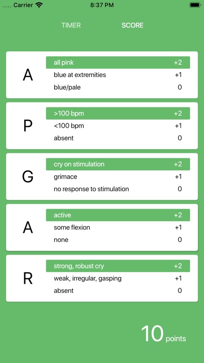 Apgar Timer&Score