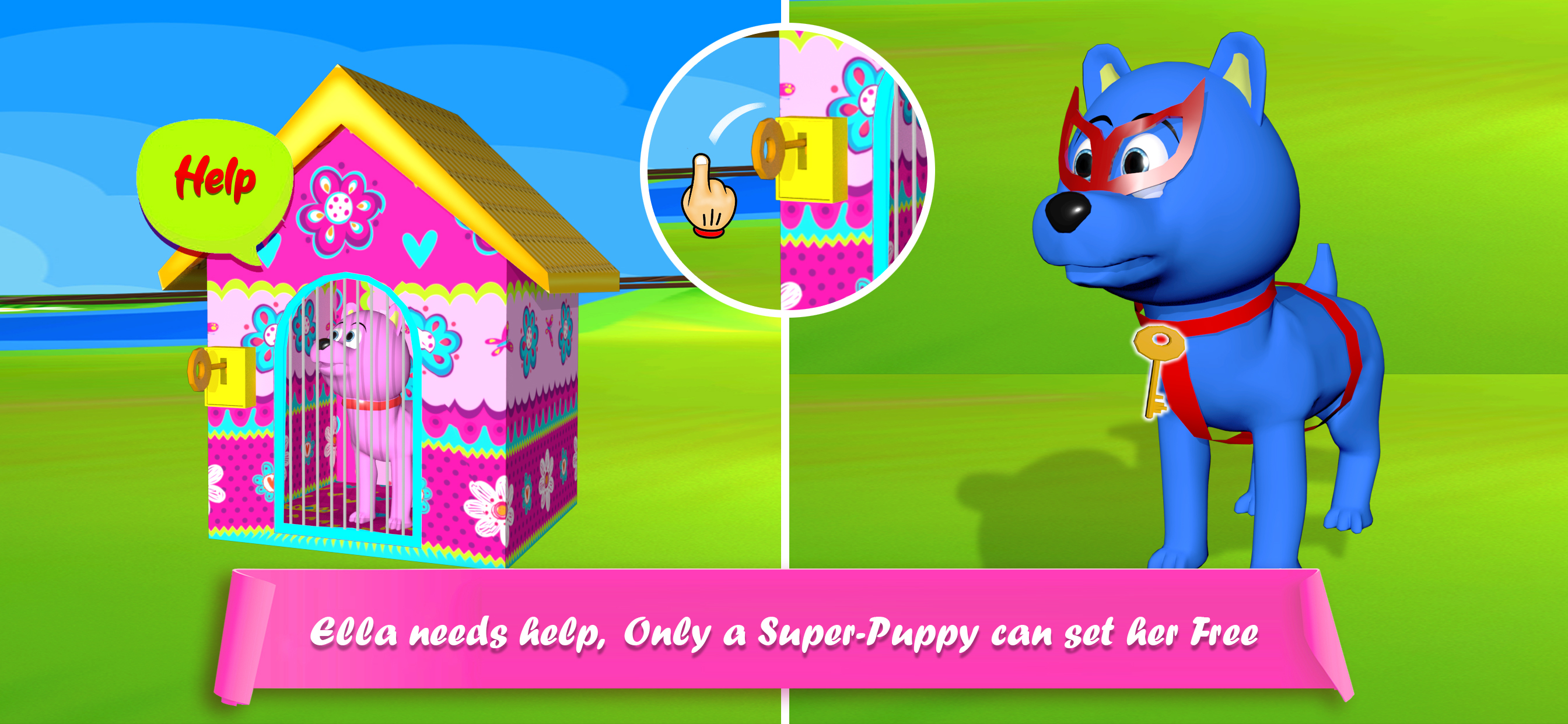 Open Giant Surprise Puppycage! screenshot 3