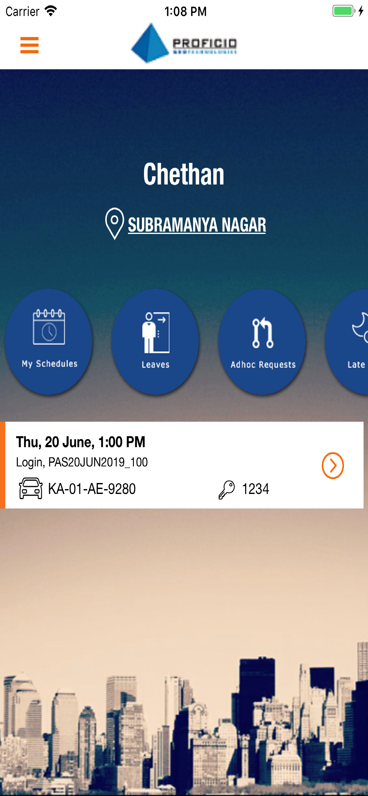 PROTMS EMPLOYEE APP
