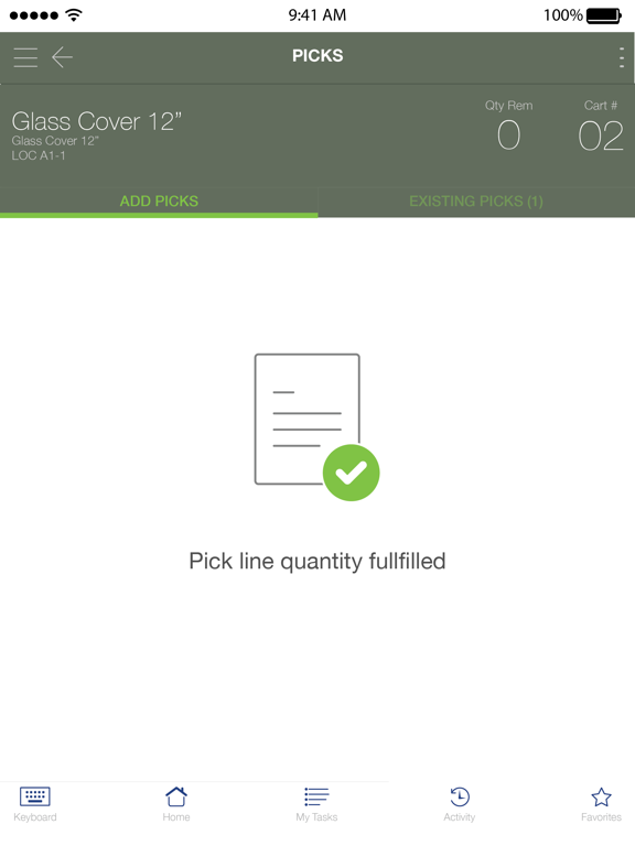mobe3 WMS iPad screenshot 4 - Business app