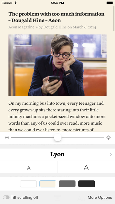 Instapaper Screenshot