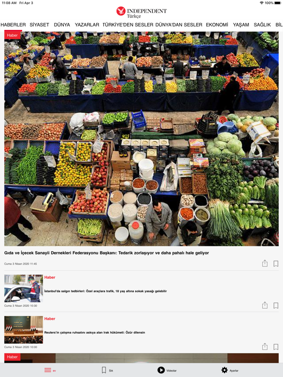 Screenshot #4 pour Independent Türkçe