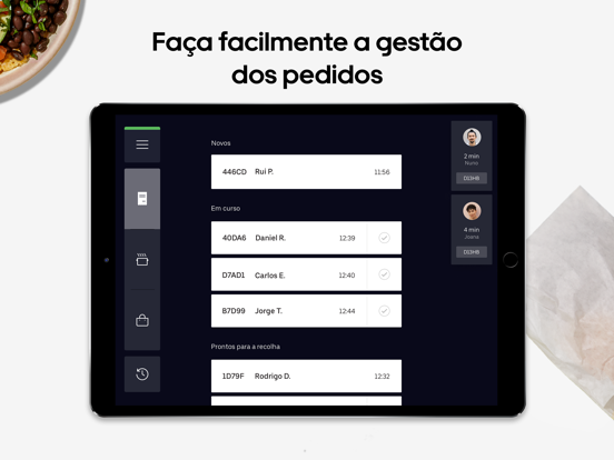 Gestor de Pedidos Uber Eats iPad screenshot 2