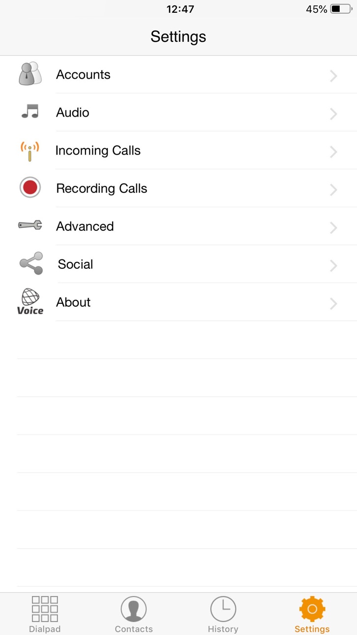 iPhone screenshot