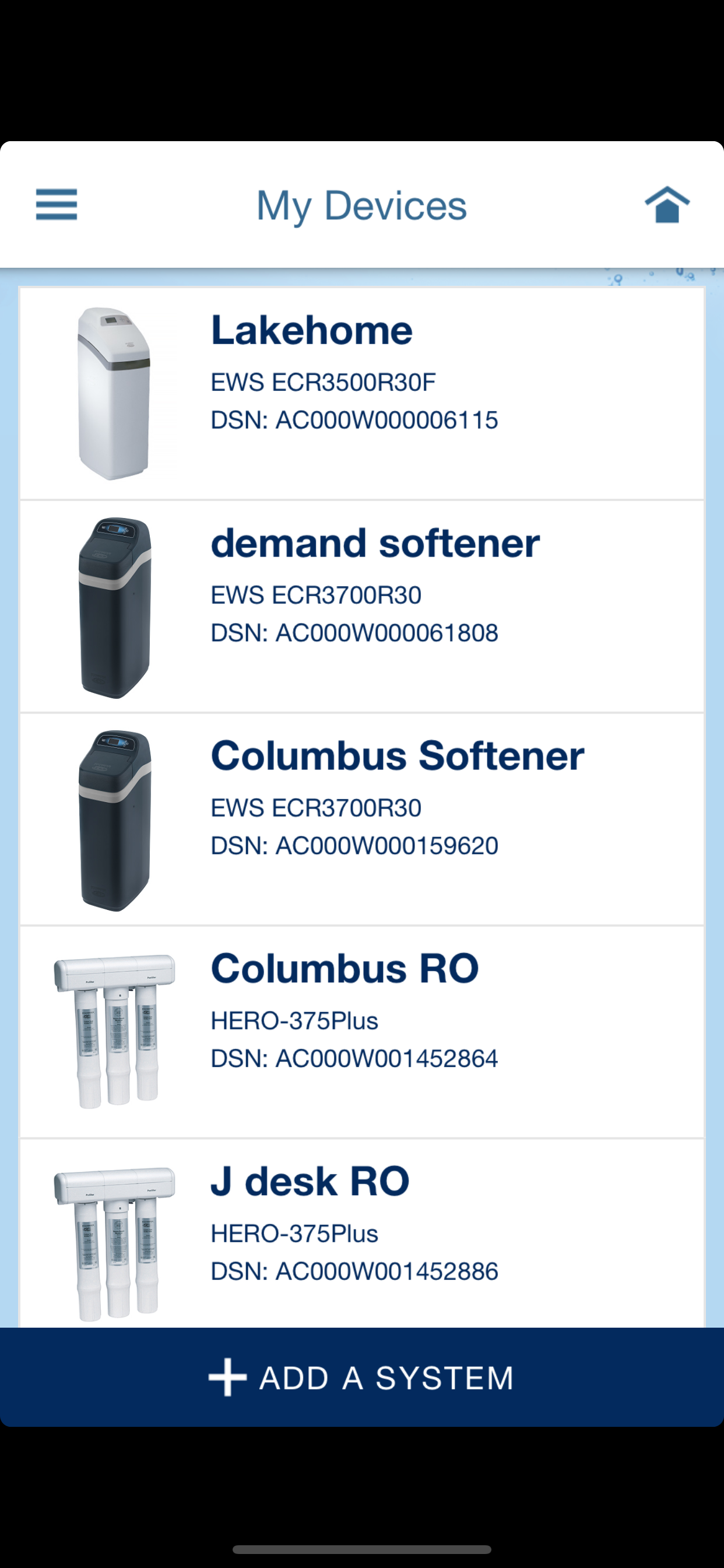 EcoWater Systems Wi-Fi Manager
