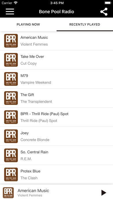 Screenshot #2 pour Bone Pool Radio