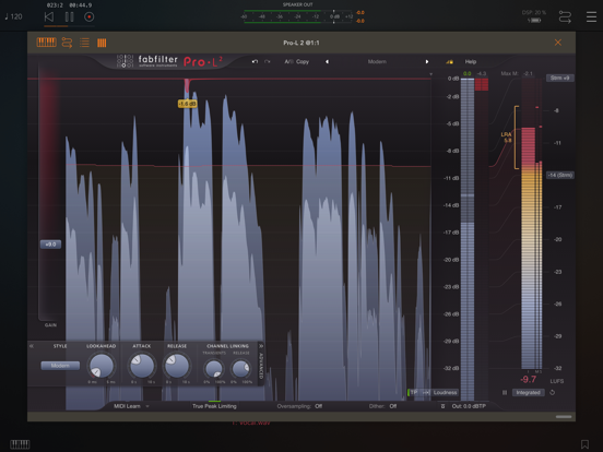 Screenshot #6 pour FabFilter Pro-L 2