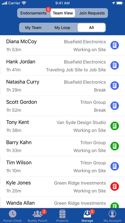 Hawk-I GPS Punch Clock