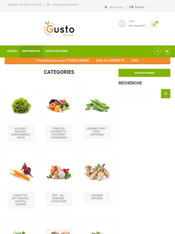 Screenshot #4 pour GUSTO MARKET