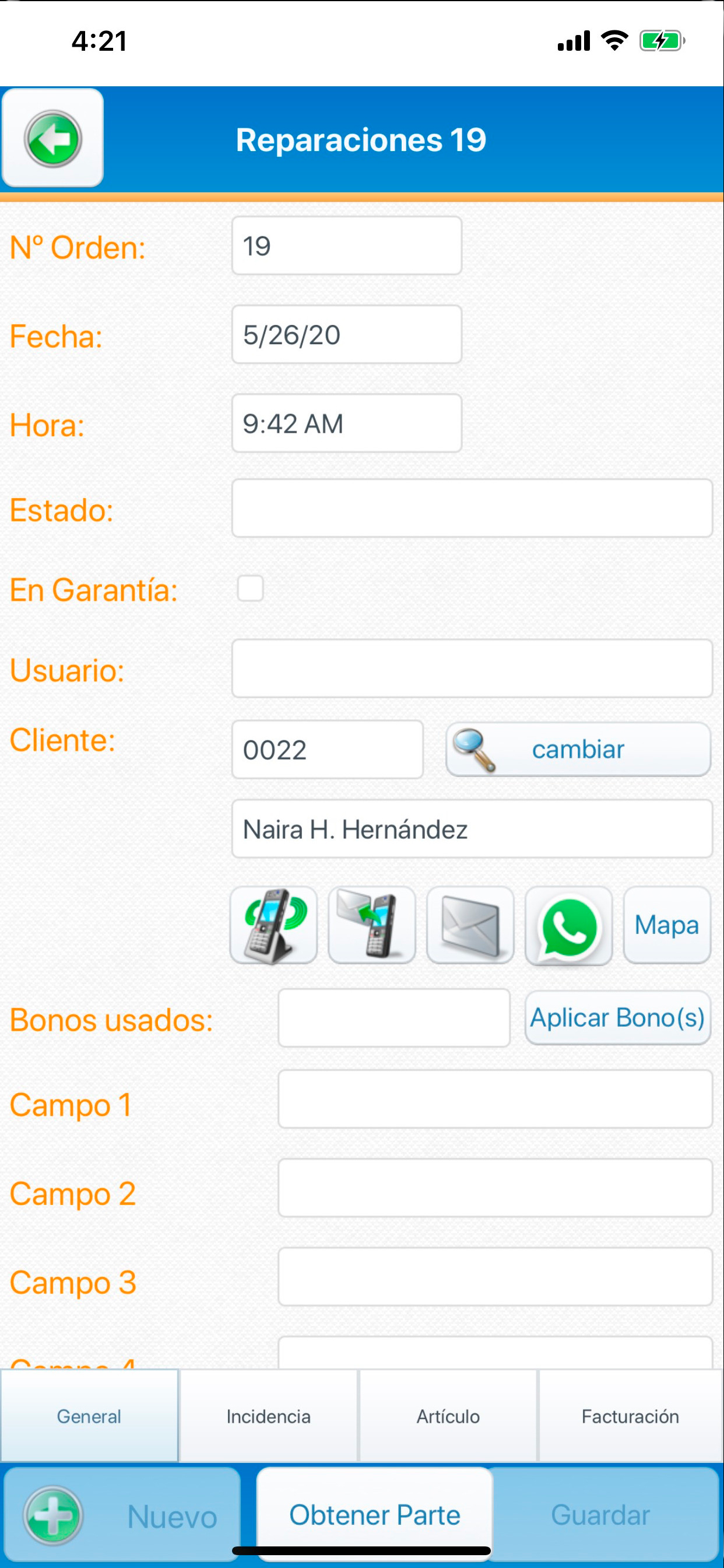 SimplyGest SAT Movil screenshot 5