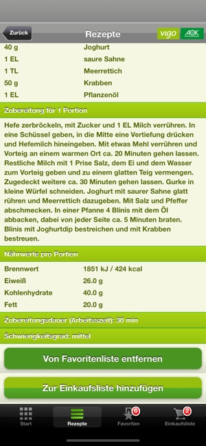 AOK glutenfreie Rezepte(圖5)-速報App