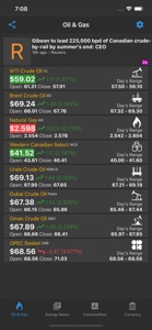 Oil Price Live screenshot #1 for iPhone