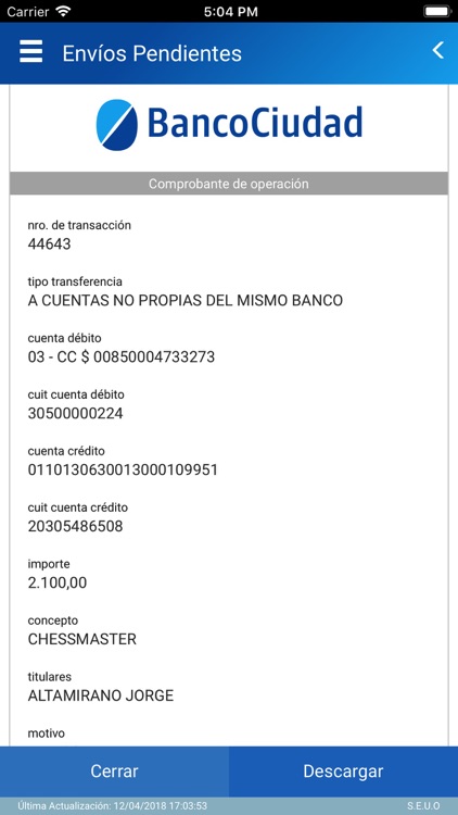 BEE Móvil Banco Ciudad screenshot-5