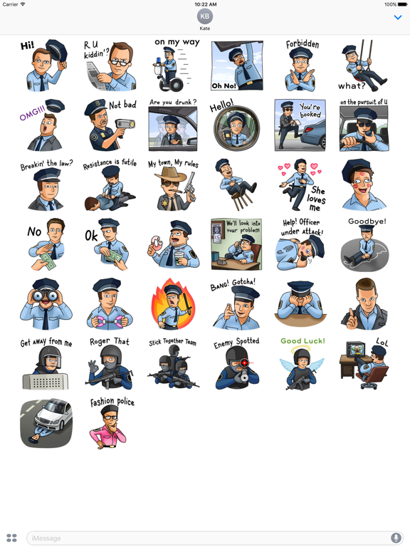 Screenshot #5 pour Funny Meme Police Sticker