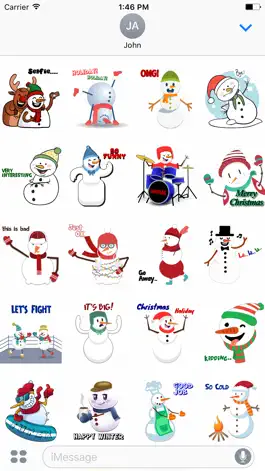Game screenshot Funny Snowman Stickers mod apk