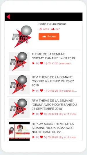 RFM RADIO SENEGAL screenshot 4