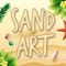 Sand draw is a nice app which lets you draw free on sand looking surface