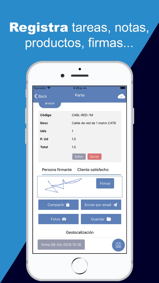 #5. Work Reports in cloud (iOS) 由: GOLTRATEC S.L.