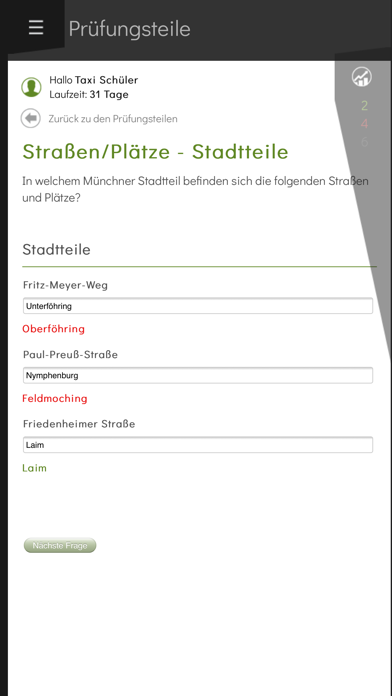 Screenshot #3 pour Taxi-Prüfung München
