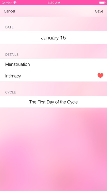 Menstrual Cycle Tracker screenshot-3