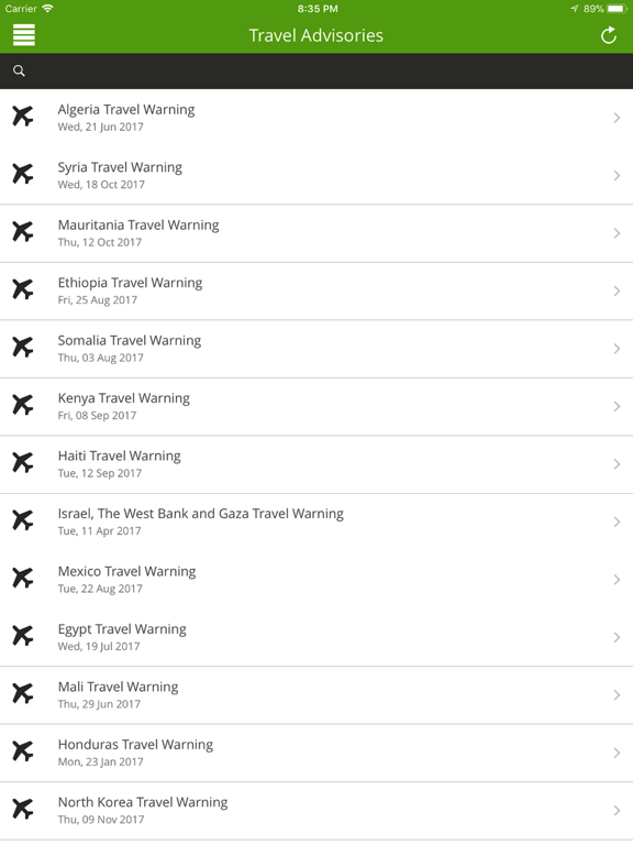 CiCi iPad screenshot 3 - Travel app