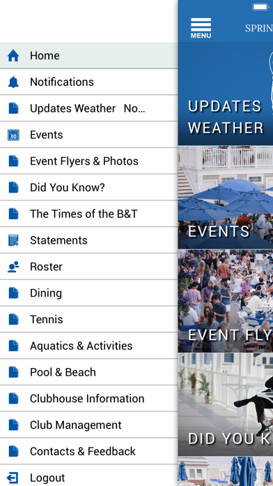 Spring Lake Bath and Tennis Screenshot