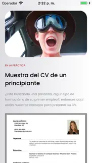 consejos para un cv exitoso iphone capturas de pantalla 2