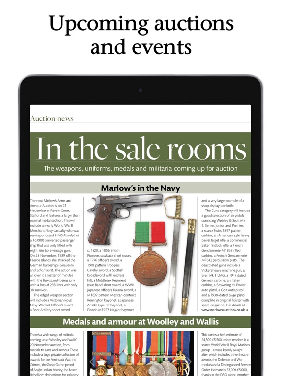 The Armourer iPad screenshot 5 - Reference app