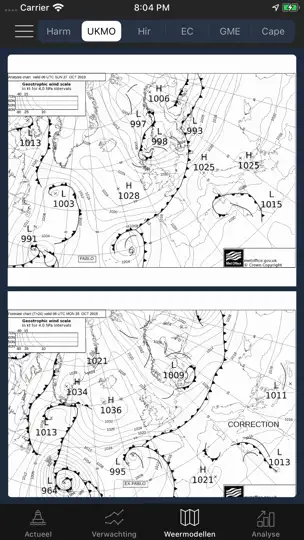 Screenshot von Zeeweer - Maritieme App auf dem iPhone 5