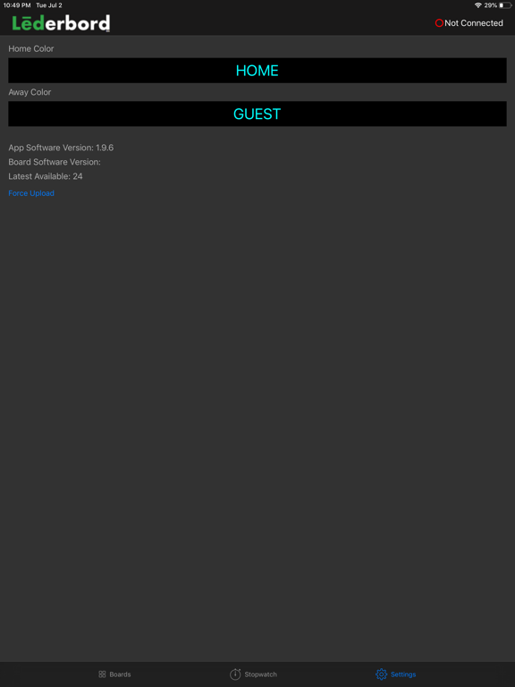 Lederbord iPad screenshot 3 - Sports app