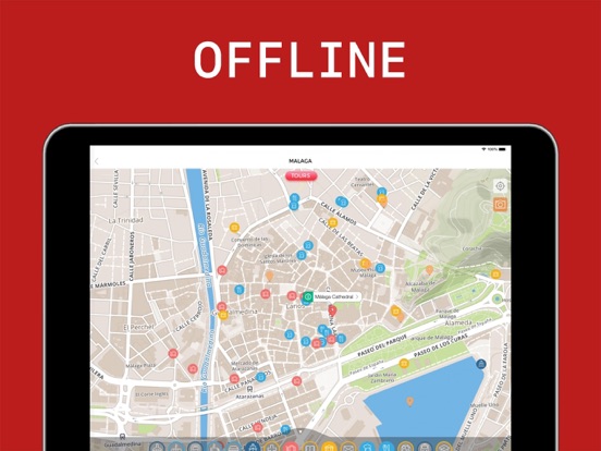 Malaga Travel Guide . iPad screenshot 4 - Navigation app