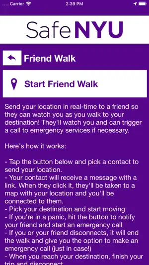 Safe NYU screenshot 4