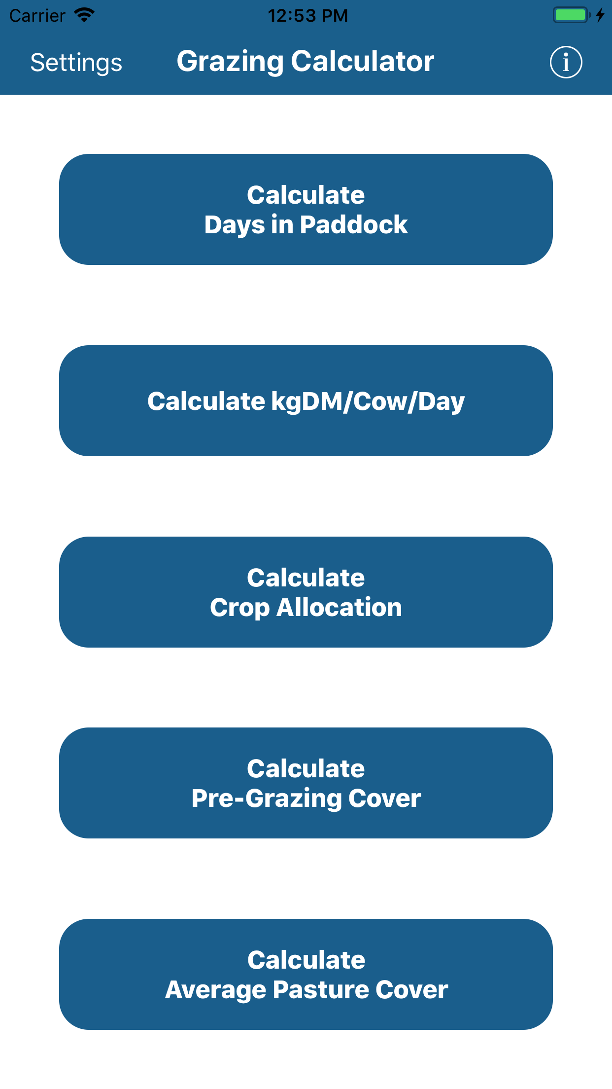 Grazing Calculator