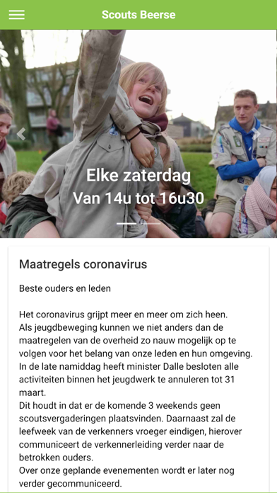 Screenshot #1 pour Scouts & Gidsen Beerse