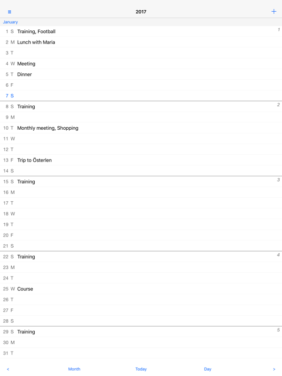 Screenshot #4 pour Month View Calendar