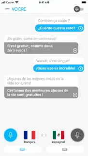 traduire la voix et le texte iPhone Captures Décran 4