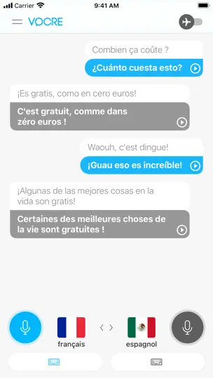 Capture d'écran de Traduire La Voix Et Le Texte sur iPhone 4