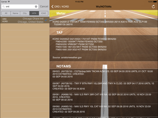Airports Plus iPad screenshot 3 - Travel app