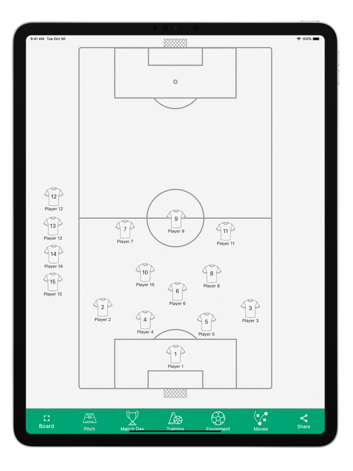 Football Tactic Board moves