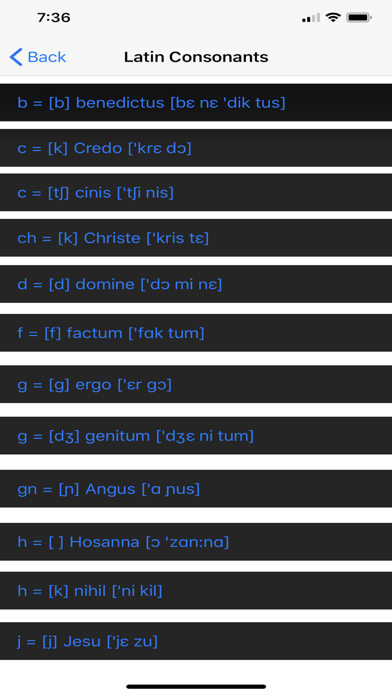 Lat. Diction Screenshot