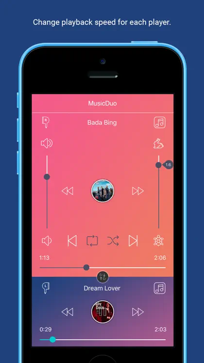 Captura de tela 4 de 5 de MusicDuo : Dual Songs Player