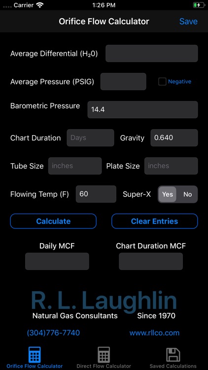 Orifice Flow Rate Calculator
