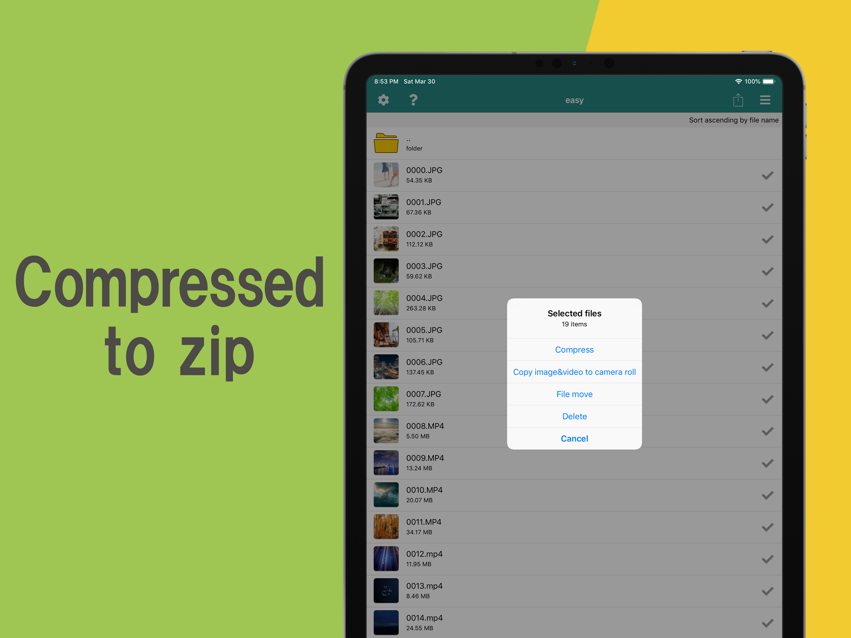 Easy zip - Manage zip/rar file screenshot 6