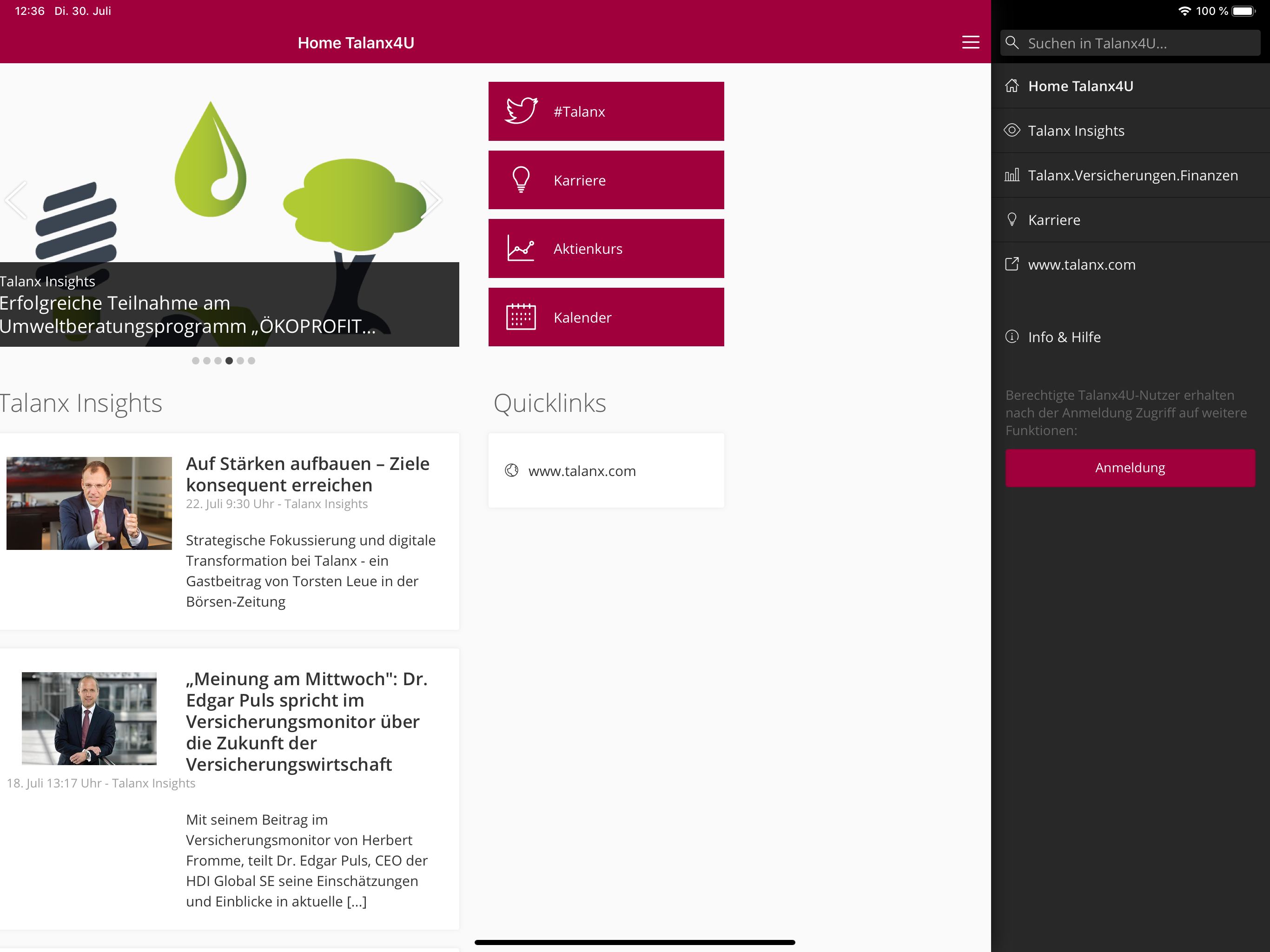 Talanx4U screenshot 5