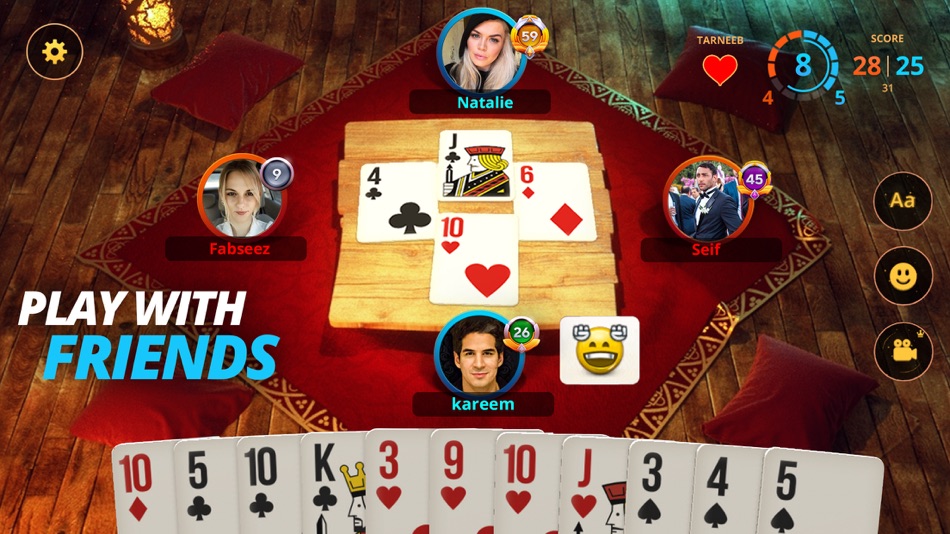 #4. Tarneeb Masters - لعبة طرنيب (iOS) 来自: YallaPlay