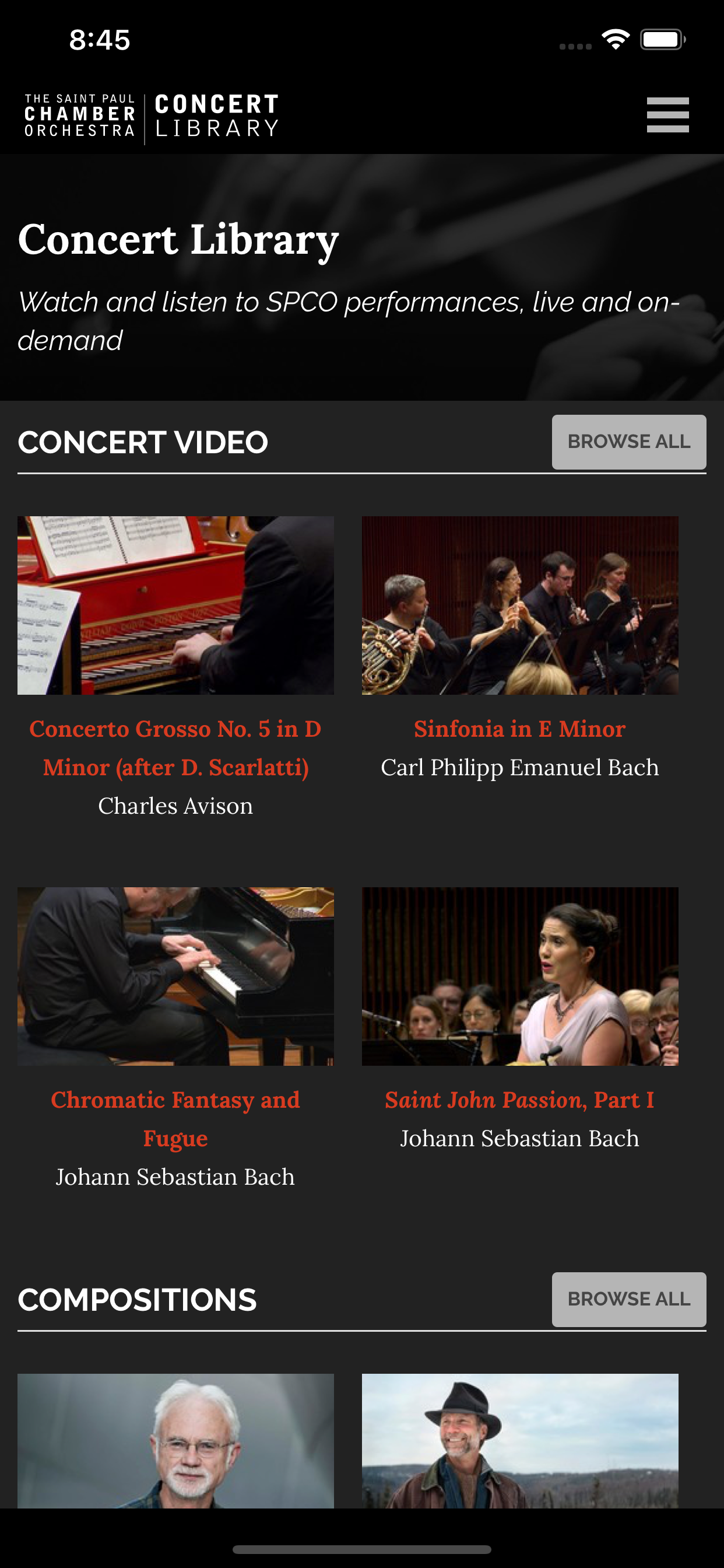 SPCO Classical Concert Library