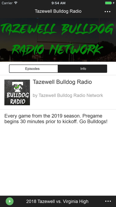Tazewell Bulldog Radio Network screenshot 3