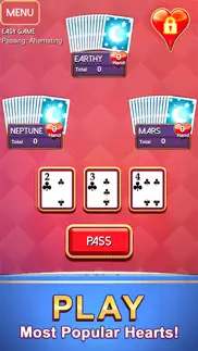 hearts - classic card game iphone screenshot 1