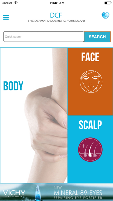 Screenshot #1 pour DERMATO-COSMETIC FORMULARY